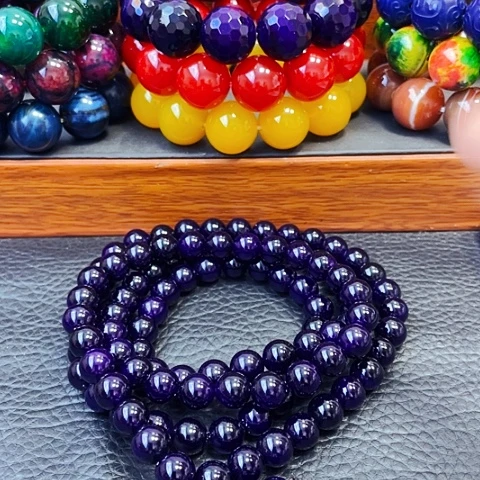 玛瑙/玉髓手链未镶嵌紫杉醇108