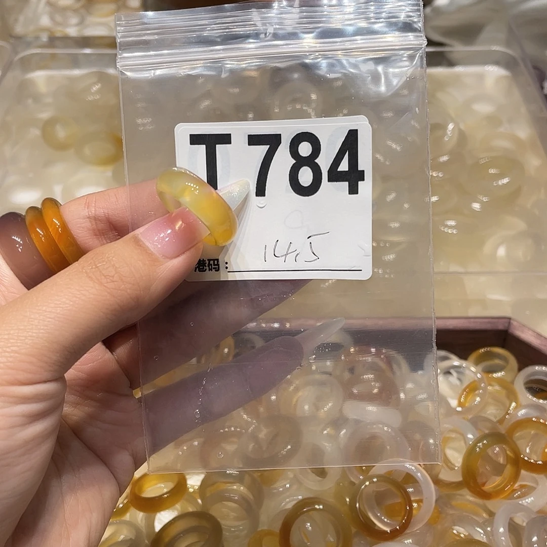 玛瑙/玉髓未镶嵌戒指784