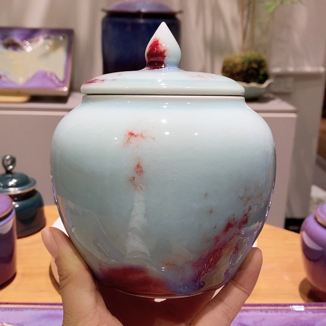 稻***城钧窑茶罐1111111111