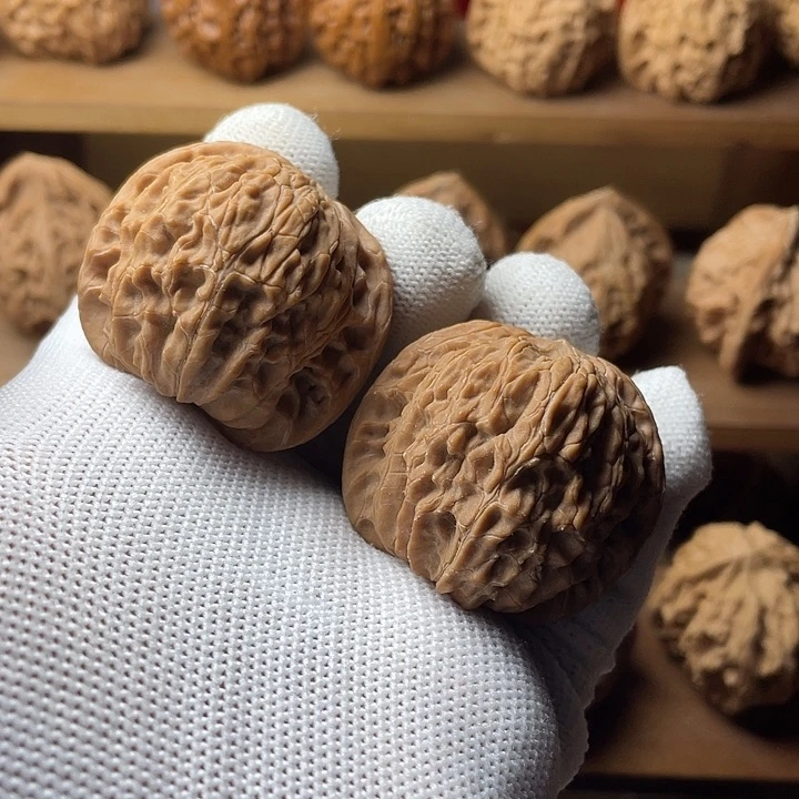 吊坠文玩核桃磨盘狮子头40