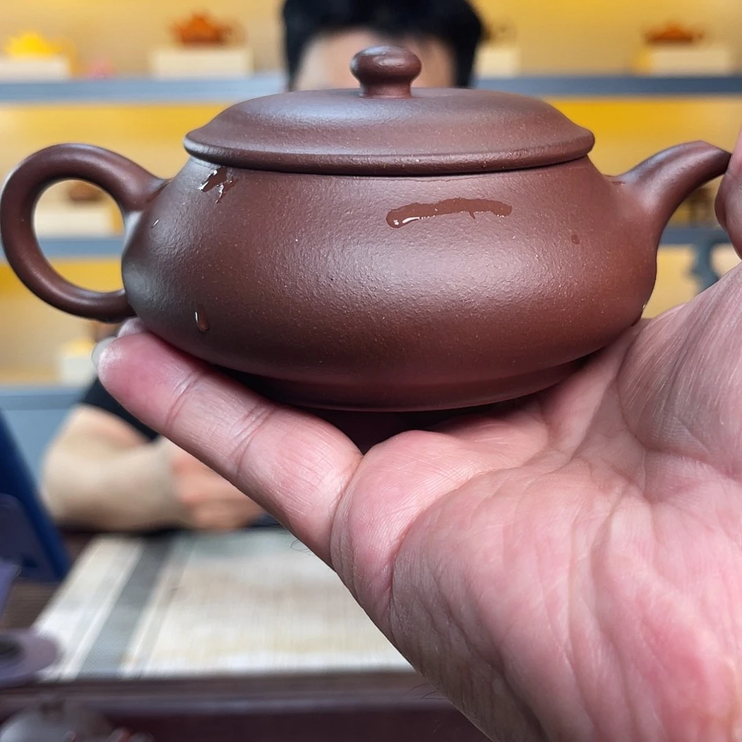 茶壶紫砂自己明炉壶