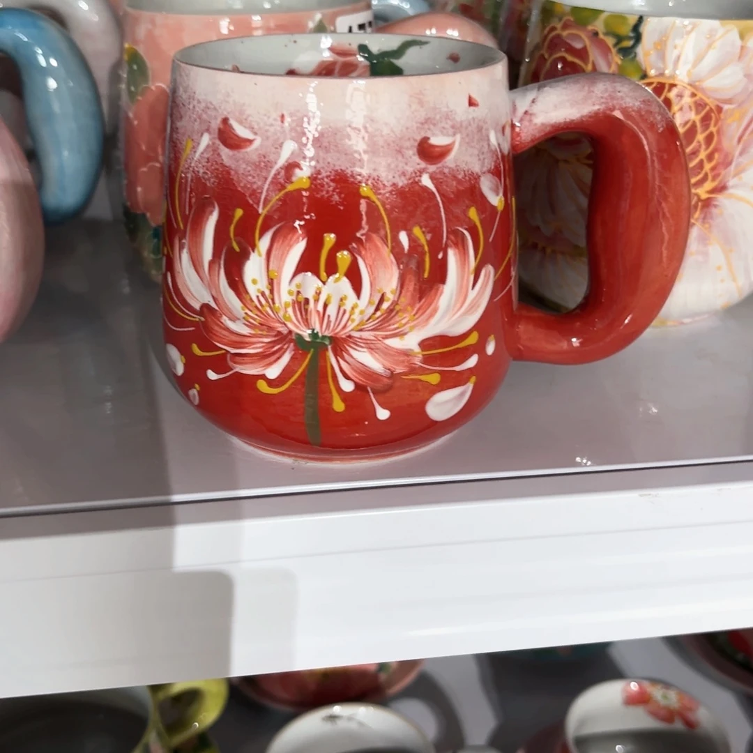 景德镇手绘高温釉下彩陶瓷茶具