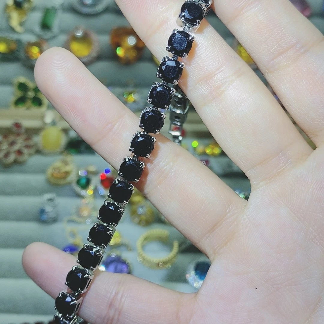 【闪购商品】托帕石耳饰银S925镶嵌