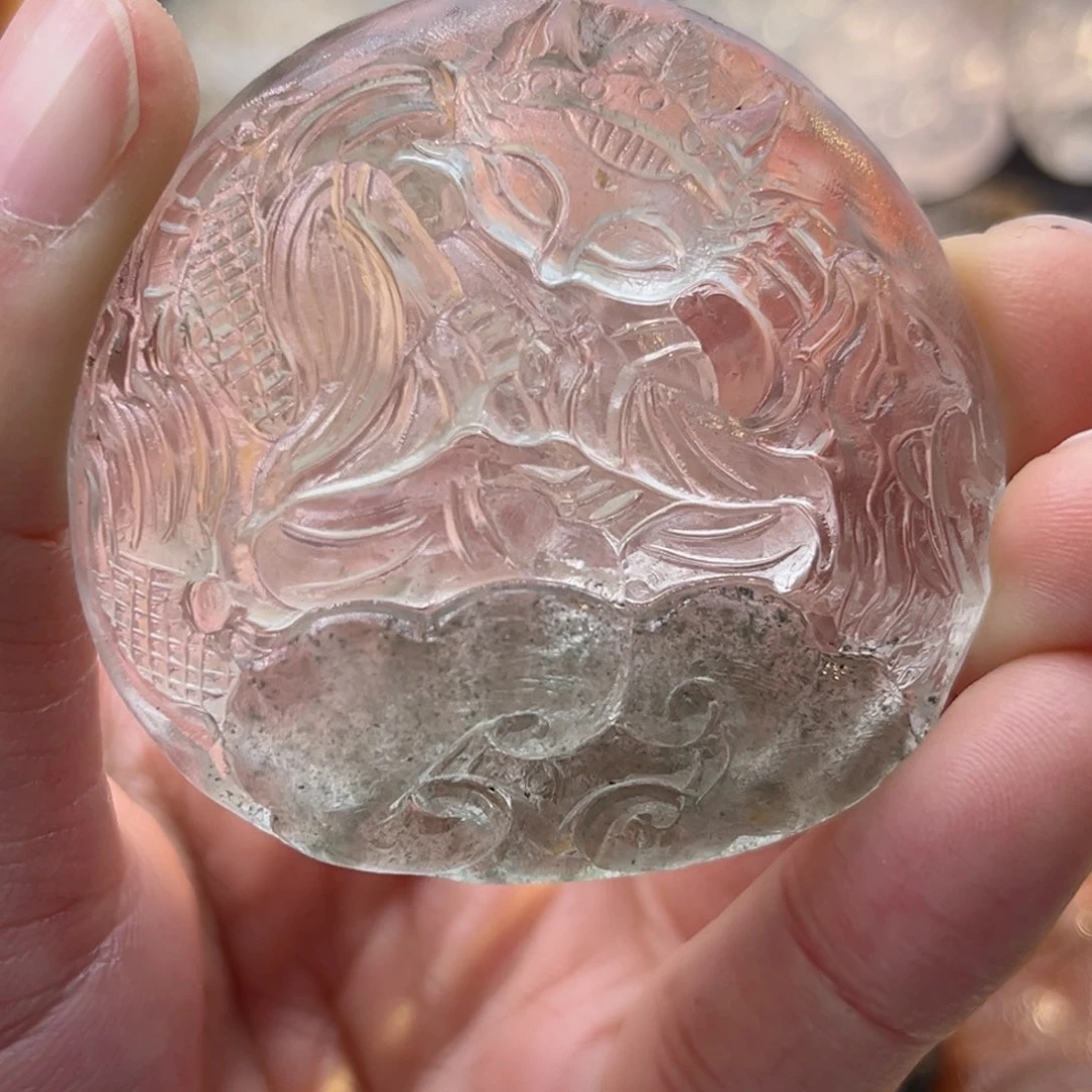 水晶颈饰未镶嵌铁***己绿幽灵满天星龙狐