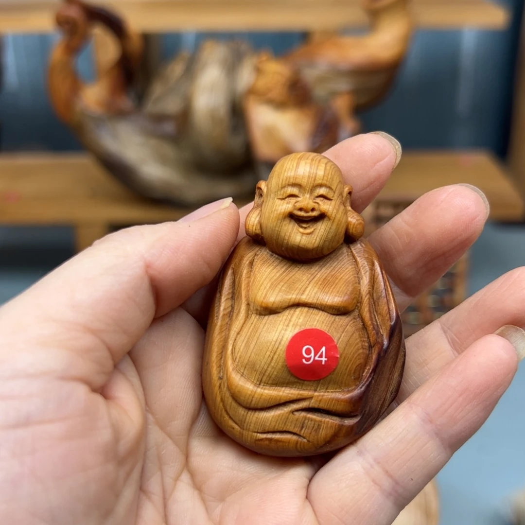 柏木崖柏木摆件手把件，24