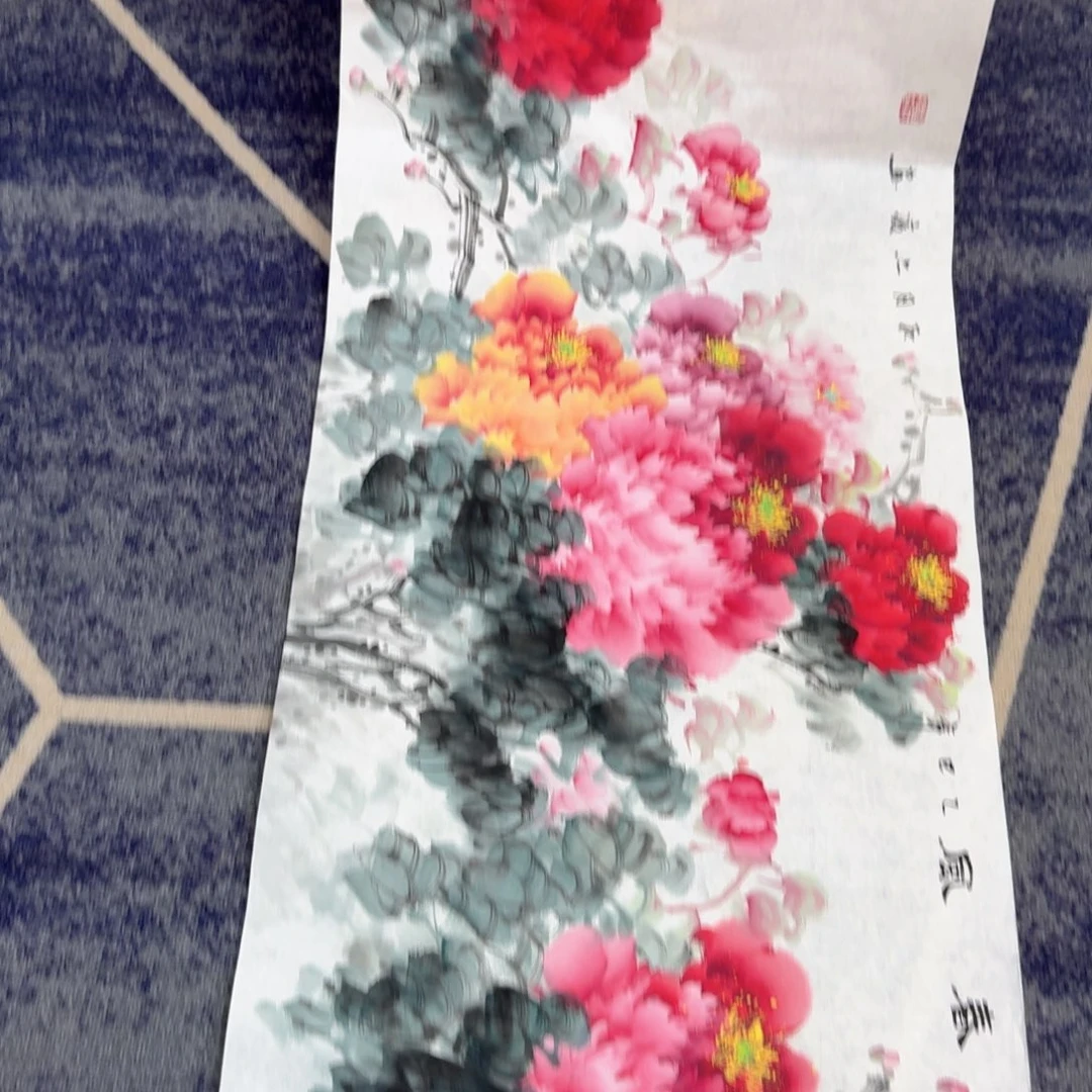 国画国画作品山水花鸟