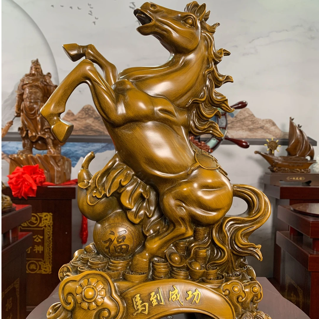 【新号福利价】马到成功摆件 YY【长23*宽*12*高34cm】