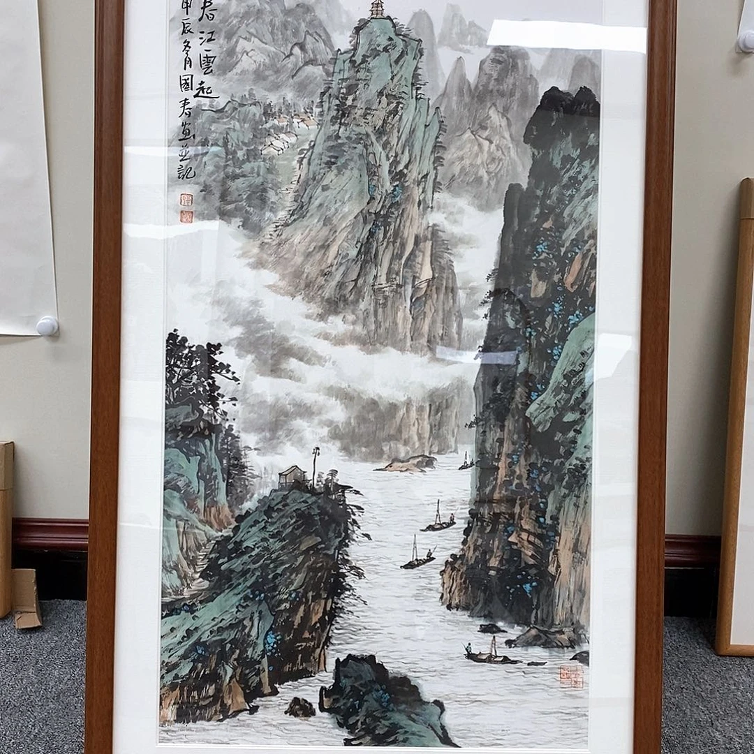 用***4国画韦国春三尺精品佳作