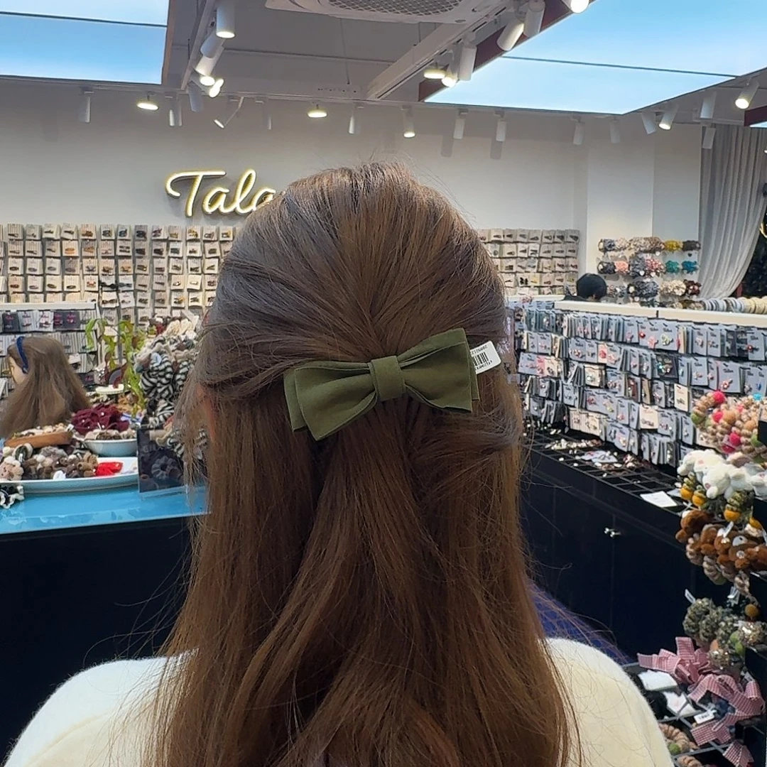 非金属绿色插梳蝴蝶结