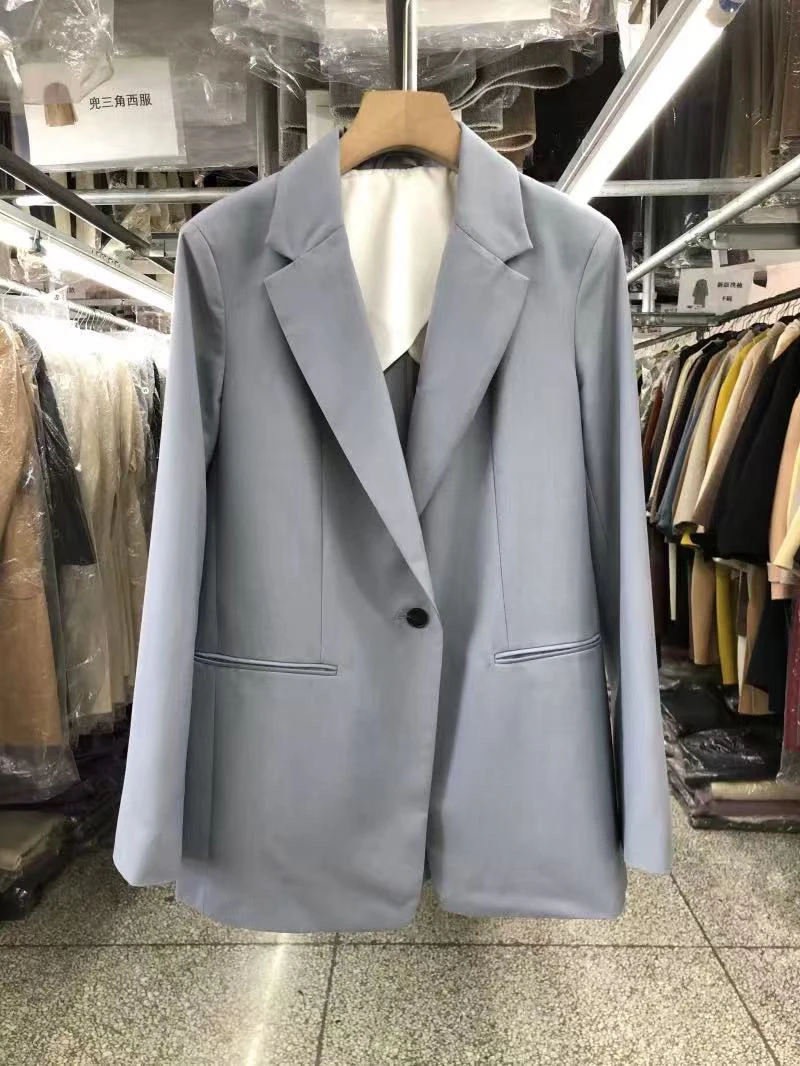2025新款春季韩版西装外套百搭时尚