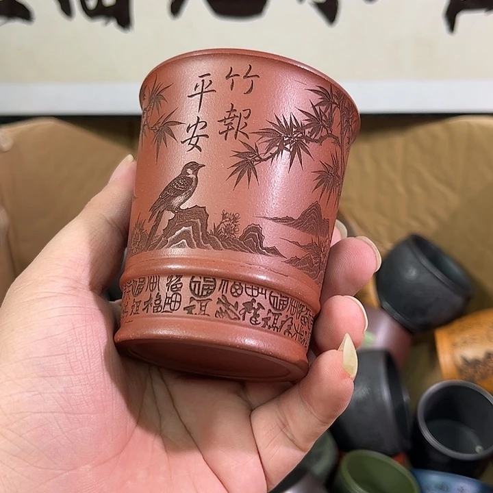 茶杯紫砂全手工紫砂主人杯
