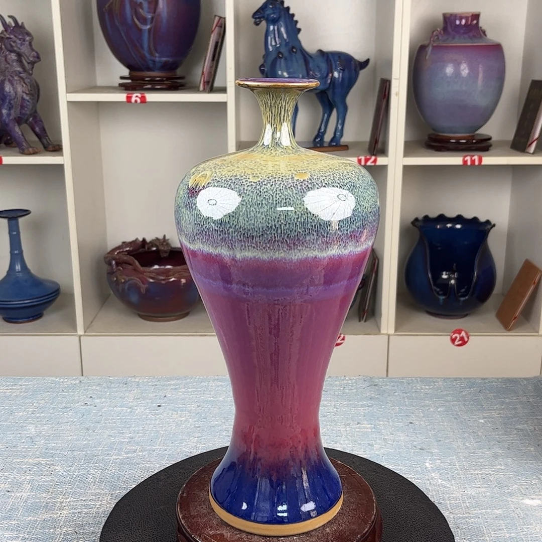 瓷片美人瓶丽人瓶无礼盒