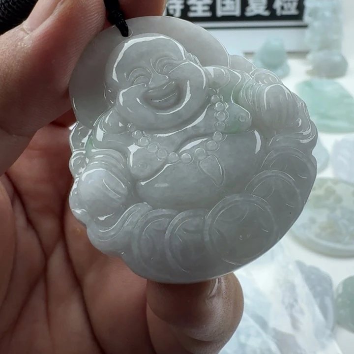 翡翠未镶嵌颈饰天然缅甸A货翡翠