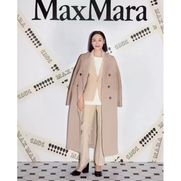 妃鱼/麦丝玛拉/聚酯纤维/大衣/95新/马零一二七