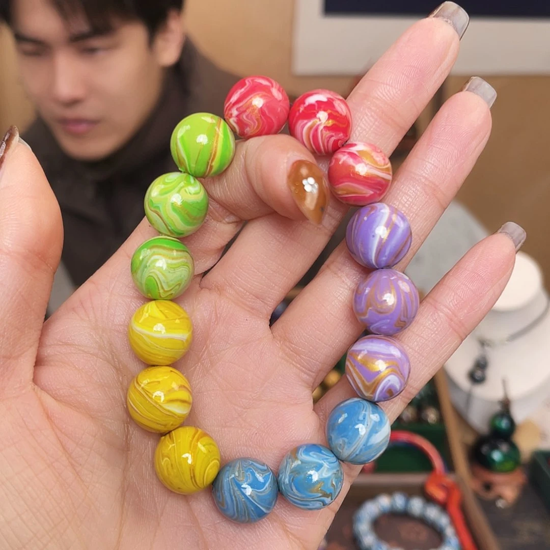 1.2漆珠手串 大漆工艺