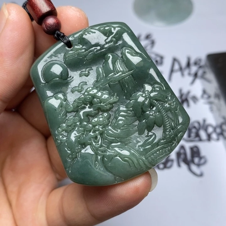 颈饰未镶嵌翡翠翡翠