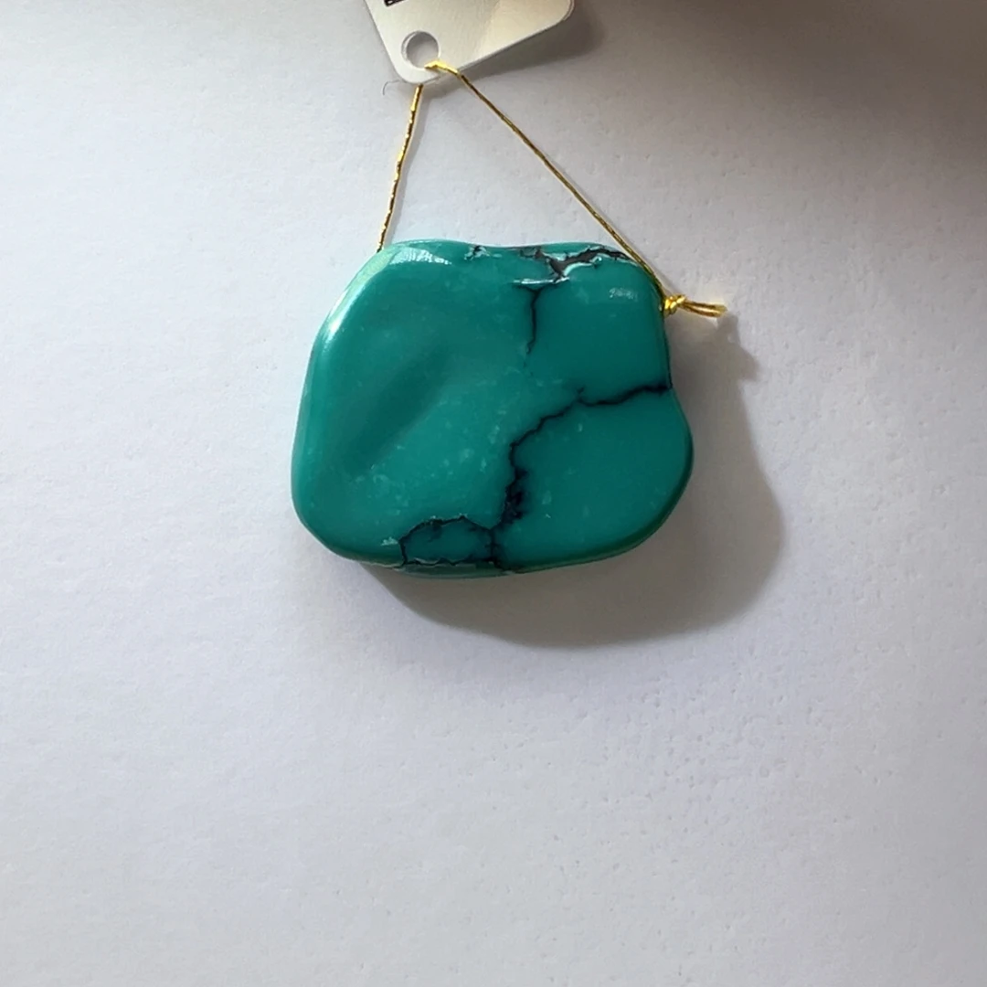 绿松石未镶嵌挂件