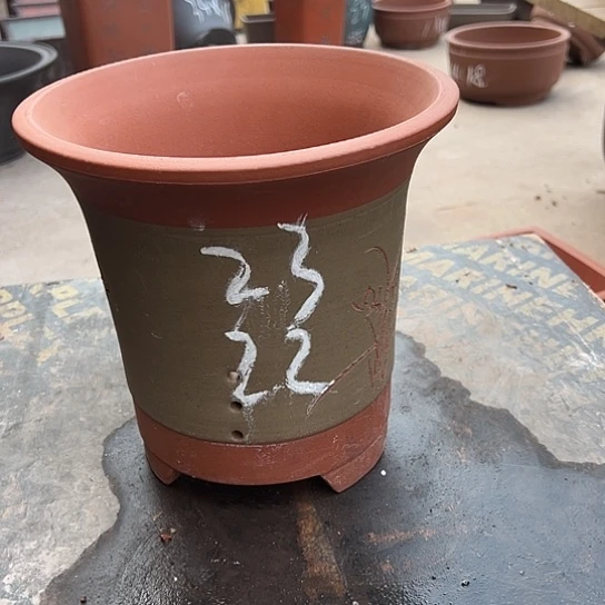 紫砂花盆透气花盆