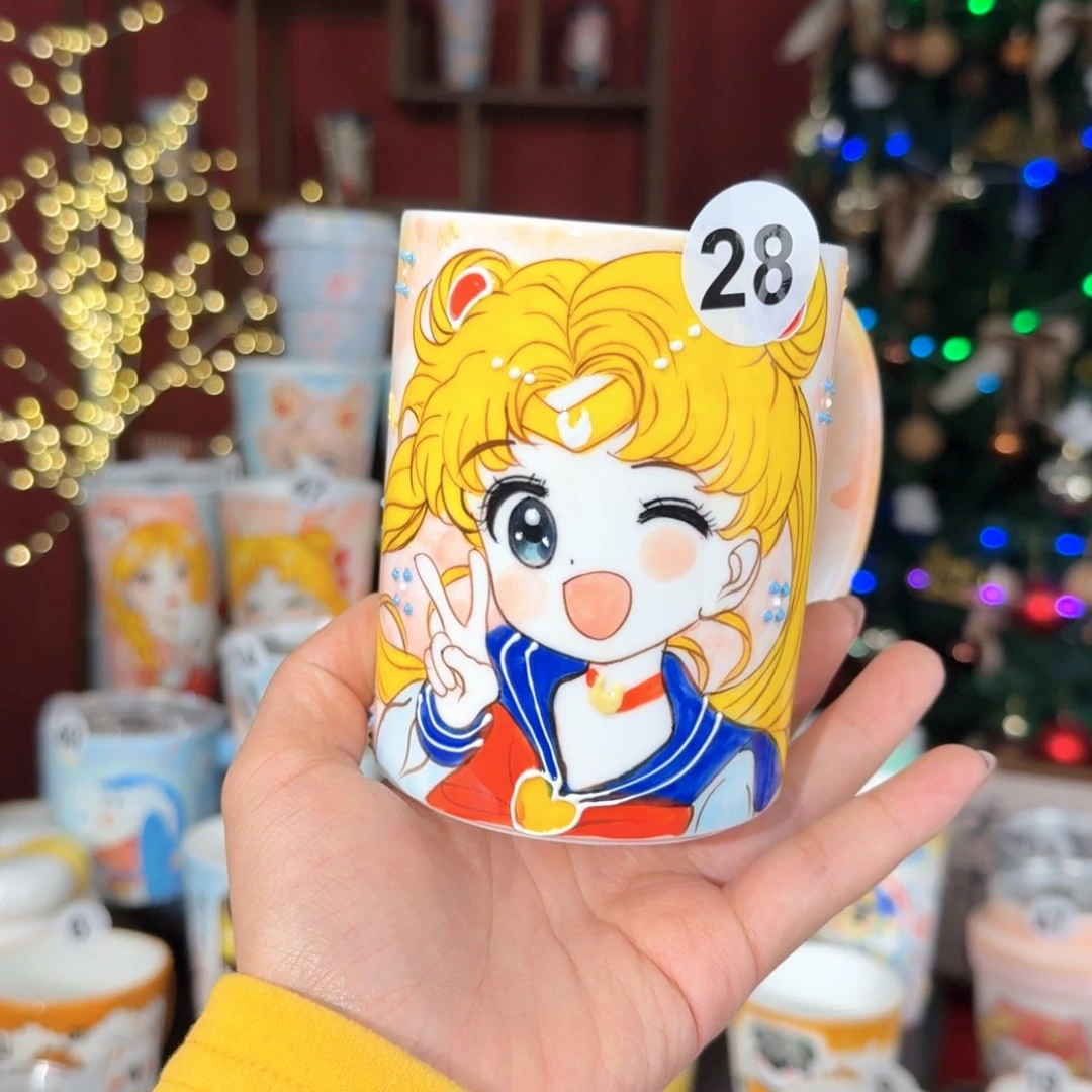 陶景德镇手绘高温釉下彩玉泥