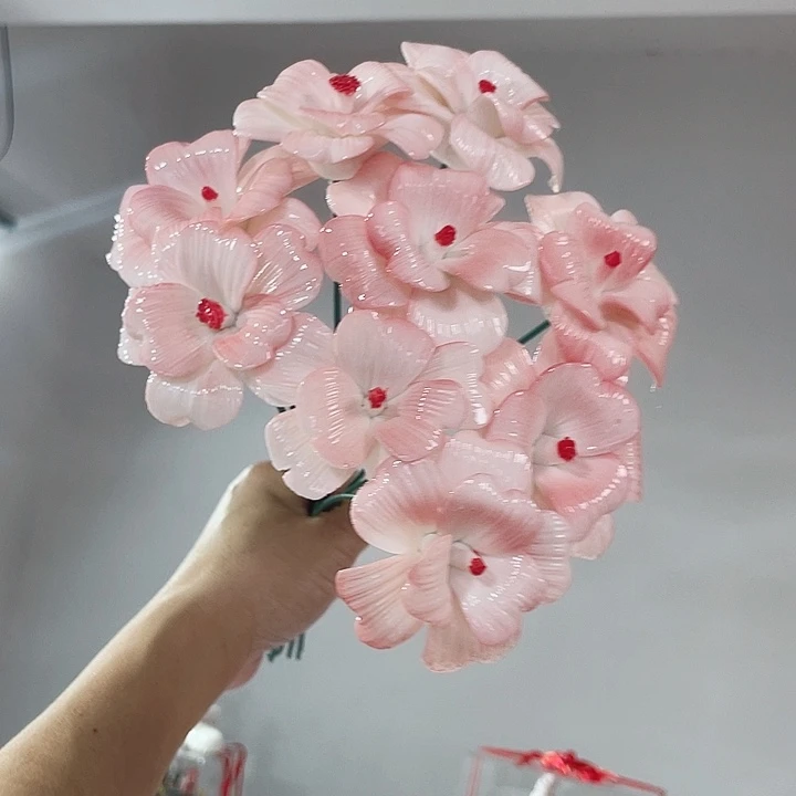 瓷片德化工厂陶瓷手工捏花