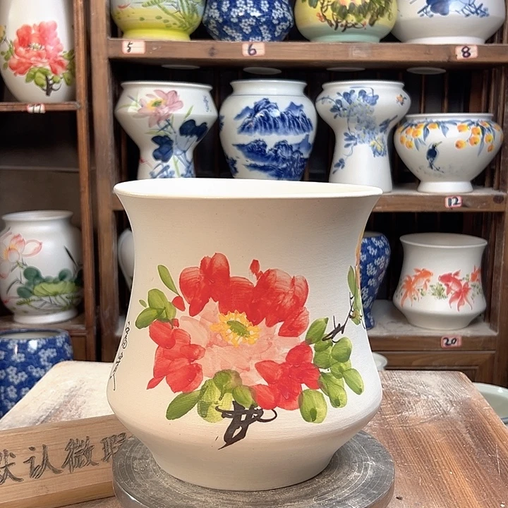 陶小蛮腰牡丹新款新款请陶瓷陶瓷