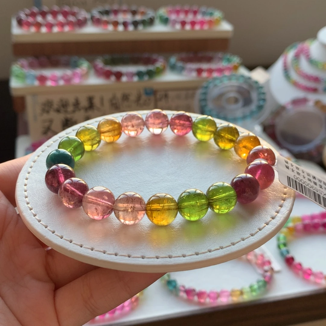 碧玺未镶嵌手链碧玺