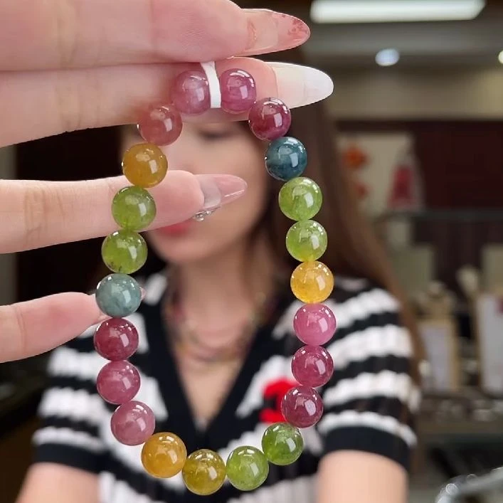 04462726/未镶嵌碧玺8mm+单圈多样性发货