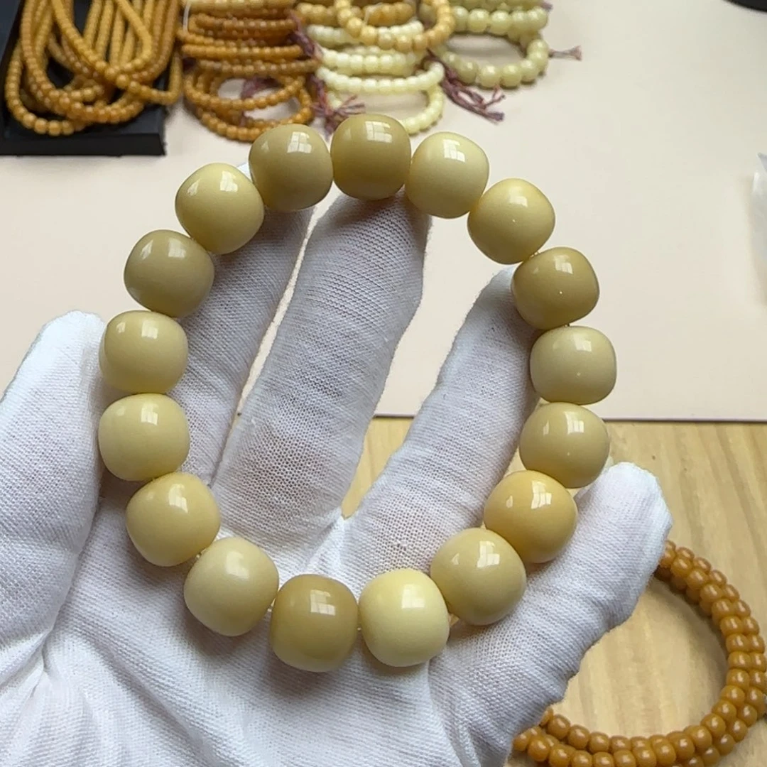 菩提根/象牙果手串13*14 鬼工 5年