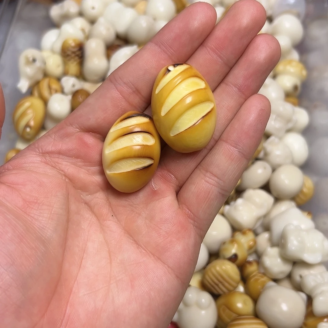 菩提根/象牙果吊坠瑕疵法棍4颗 有坏有裂 不挑不选