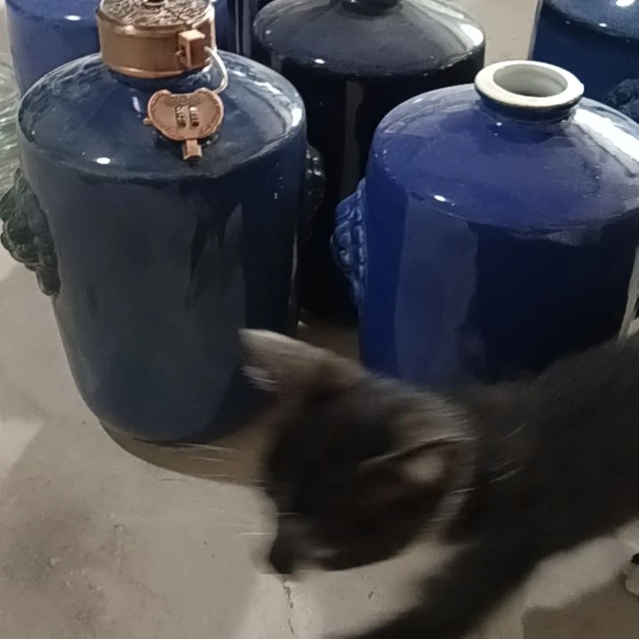 缸魑**魎五斤酒瓶带金属盖二个