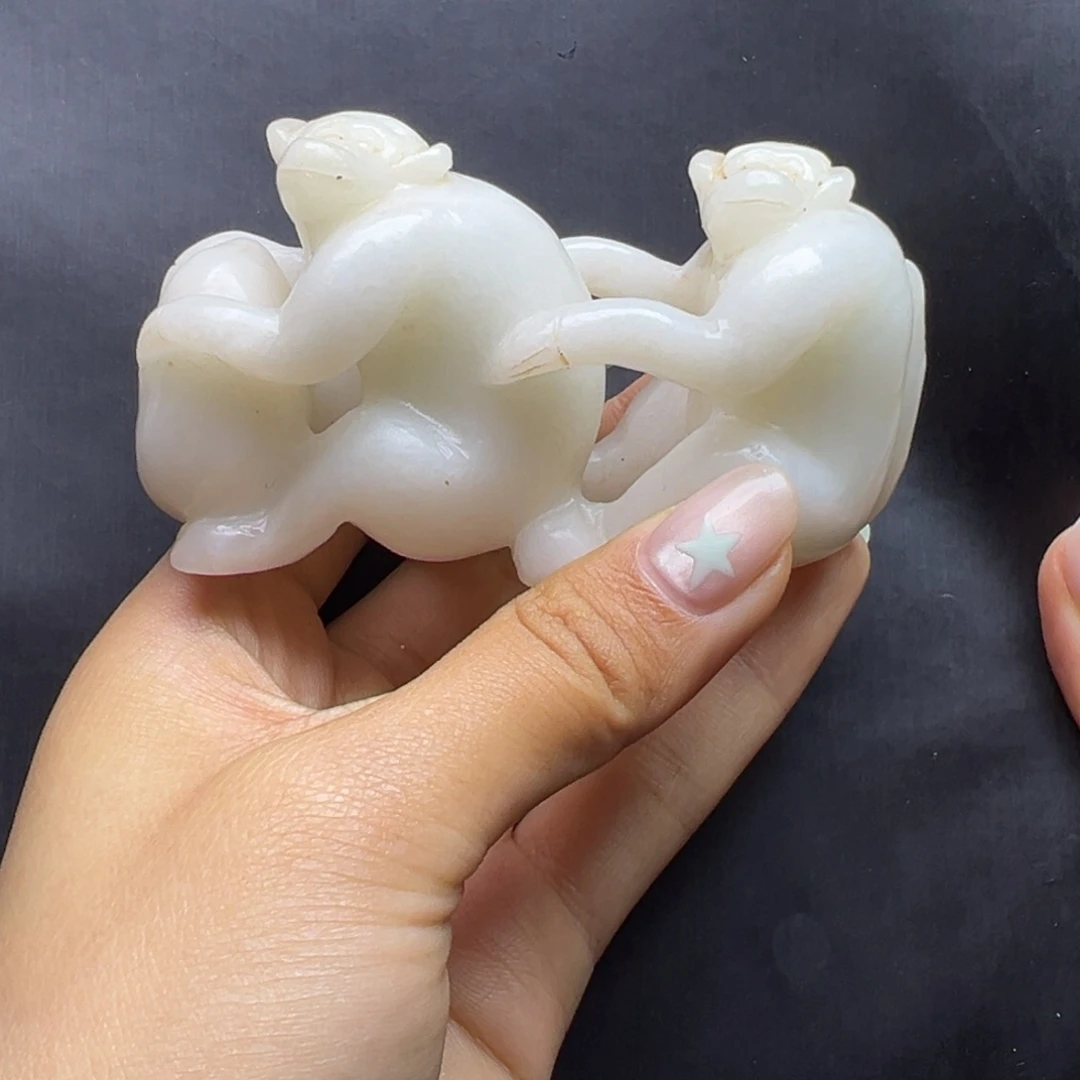 天***唐和田玉未镶嵌挂件