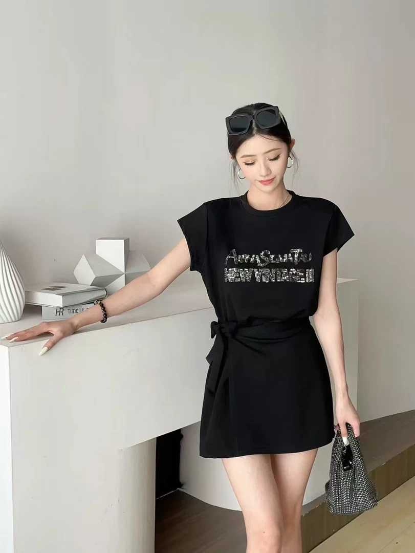 【特价清编码2开头】夏季新款韩系时尚百搭简约休闲套装连衣裙