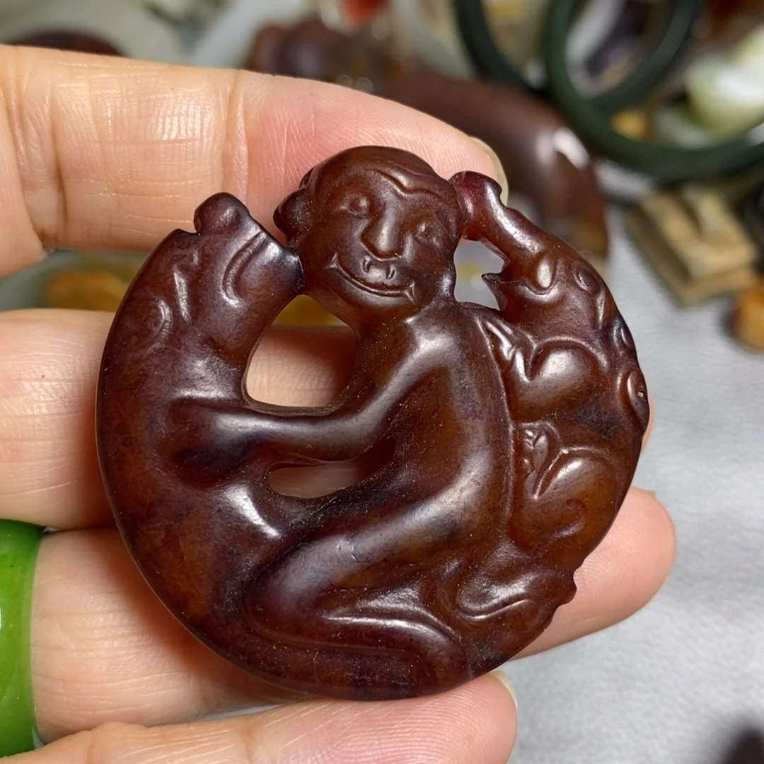 滴血莲花菩提吊坠