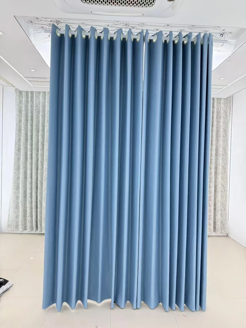 【火树银花】蓝色-成品窗帘