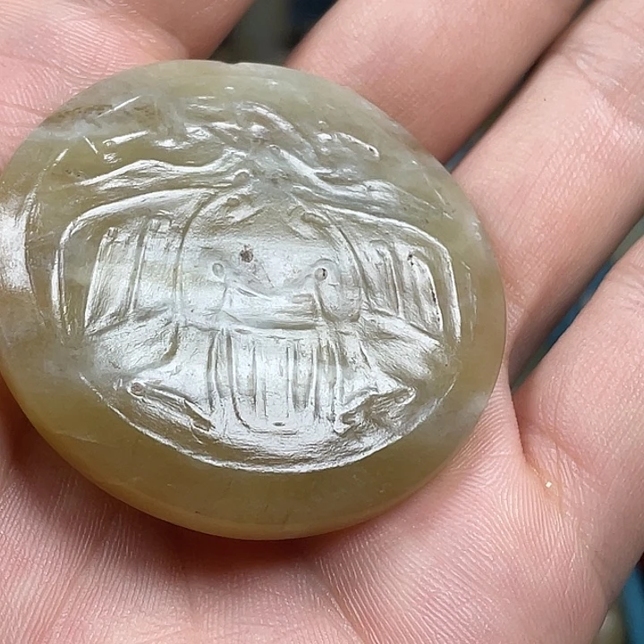 小***军和田玉（糖玉）未镶嵌挂件