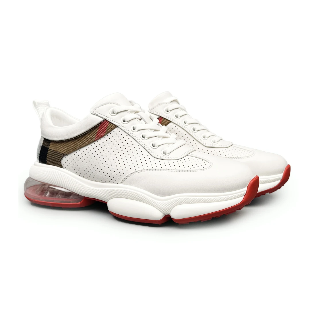 BIEUBRAYR【白红气垫】休闲轻奢运动时尚百搭经典透气舒适男鞋