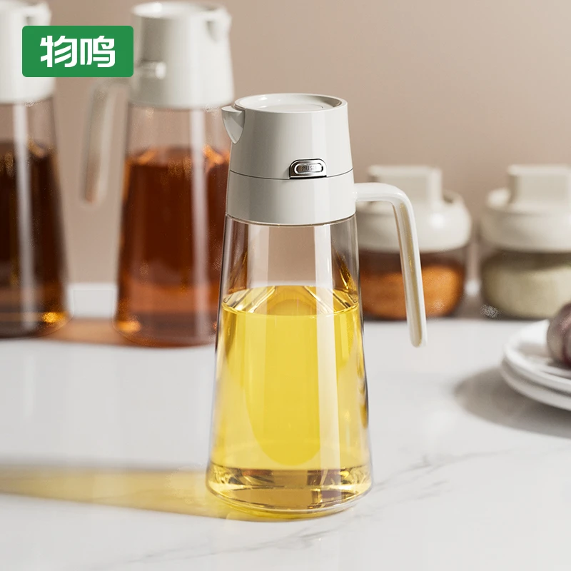 物鸣防漏油玻璃油壶烧烤好物厨房不挂油酱油调料瓶厨具自动开合