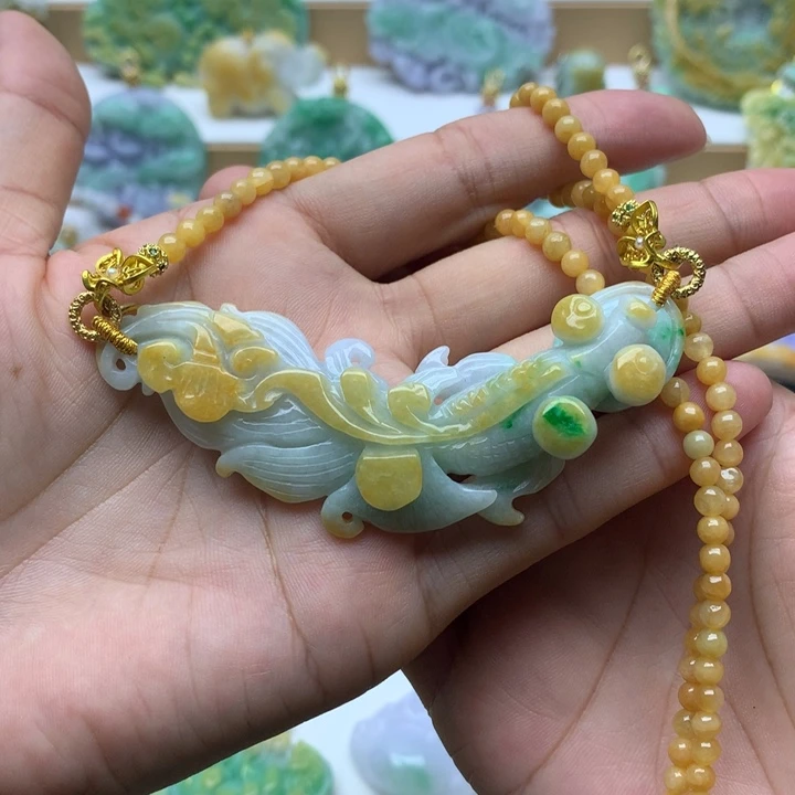 颈饰未镶嵌翡翠翡翠