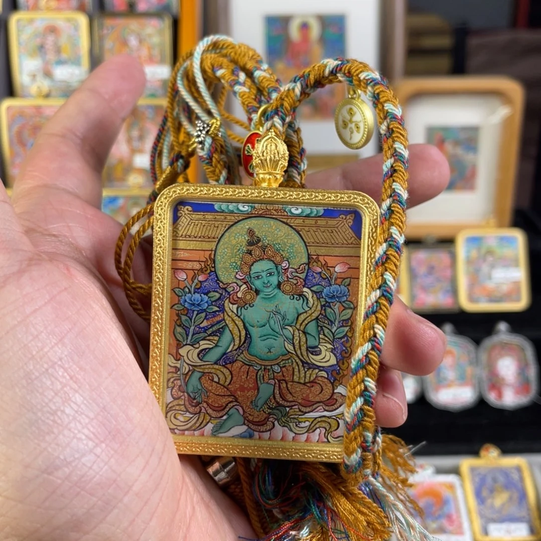 吊坠亮亮唐卡……呼噜唐卡