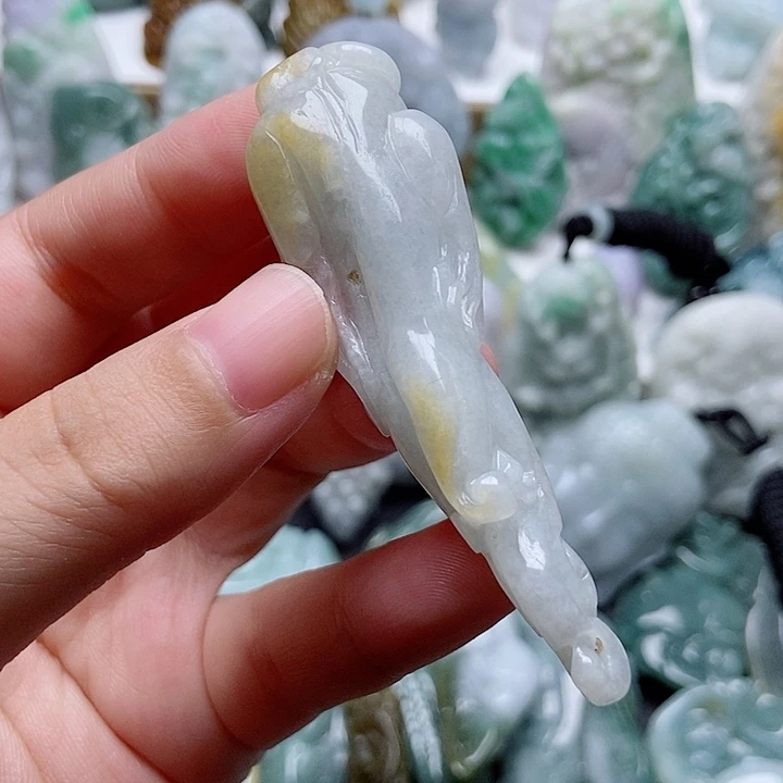 翡翠未镶嵌吊坠(不含链)1