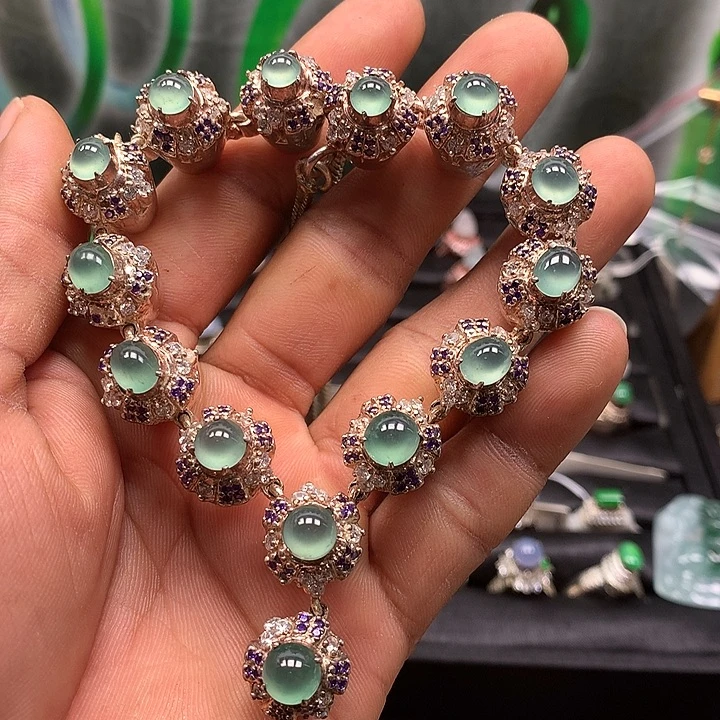 翡翠裸石缅甸天然A货翡翠