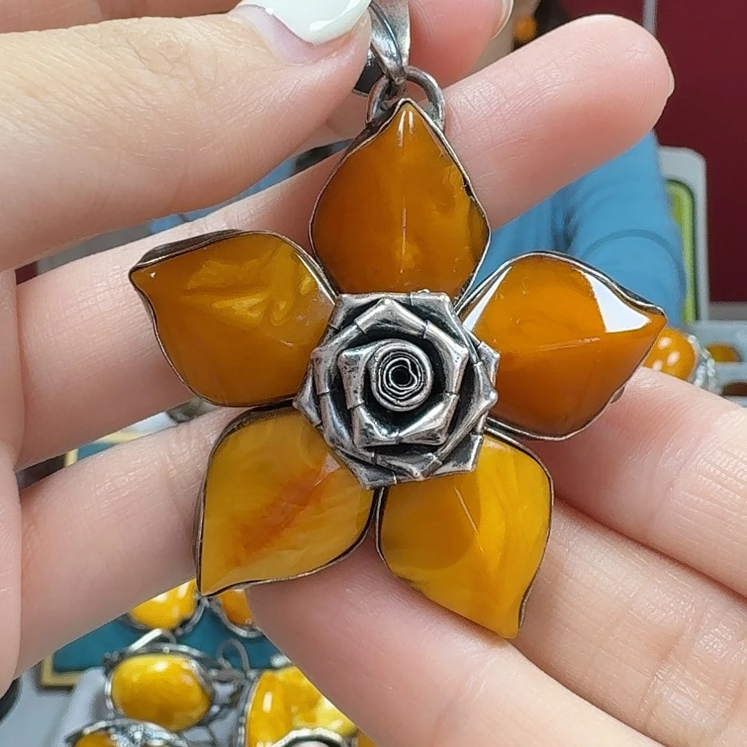 蜜蜡吊坠(不含链)未镶嵌吊坠