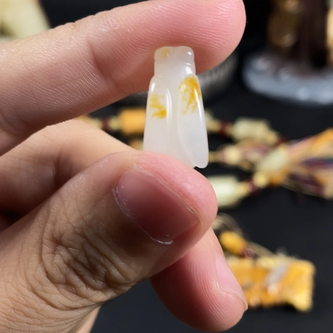 景***和田玉未镶嵌颈饰