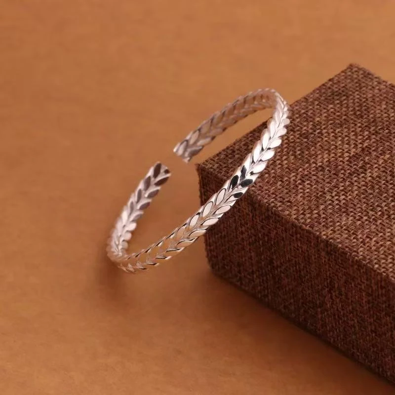 YZ083编织款麦穗手镯(无礼盒)