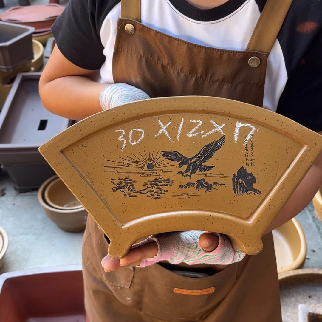 紫砂花盆盆景艺术