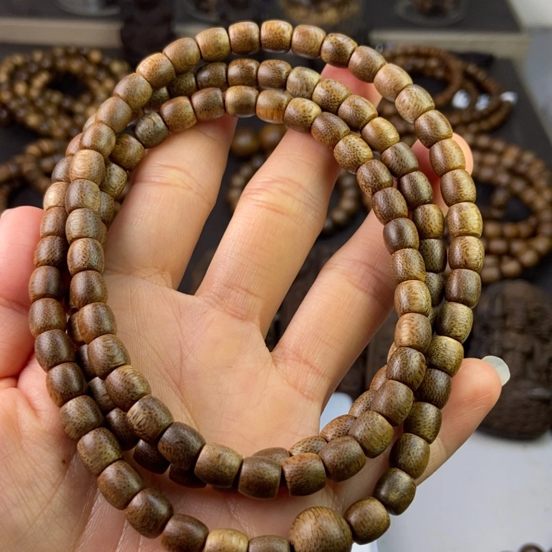 沉香手串y*越南芽庄白