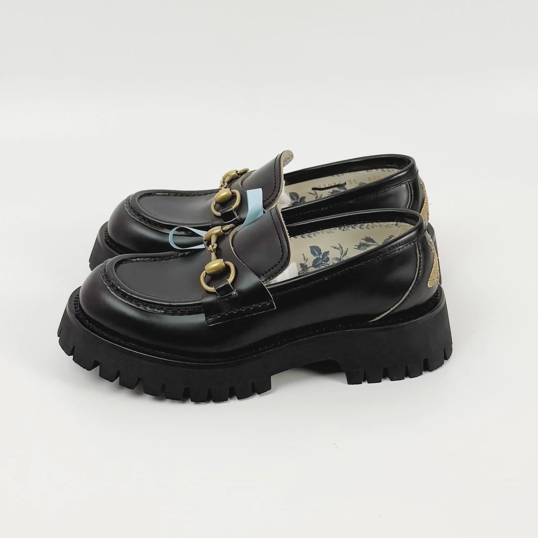 全新未使用 GUCCI/古驰 35码 GUCCI古驰 蜜蜂乐福鞋 全新 lm3194