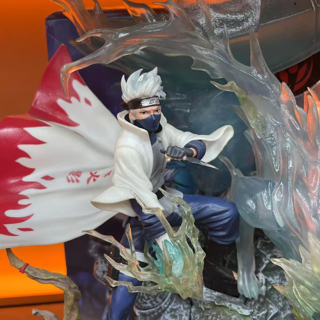 福利款六代目五五开卡卡西火影忍者带炫酷特效卡卡西手办摆件