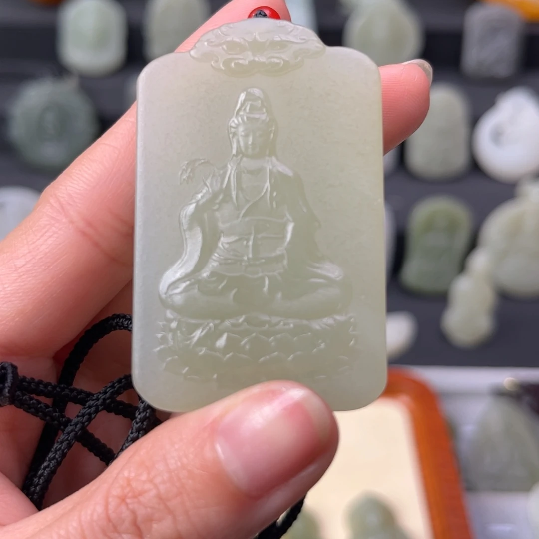 和田玉颈饰未镶嵌盛**通