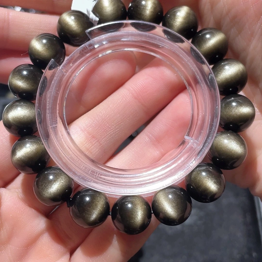 黑曜岩手链未镶嵌*️***